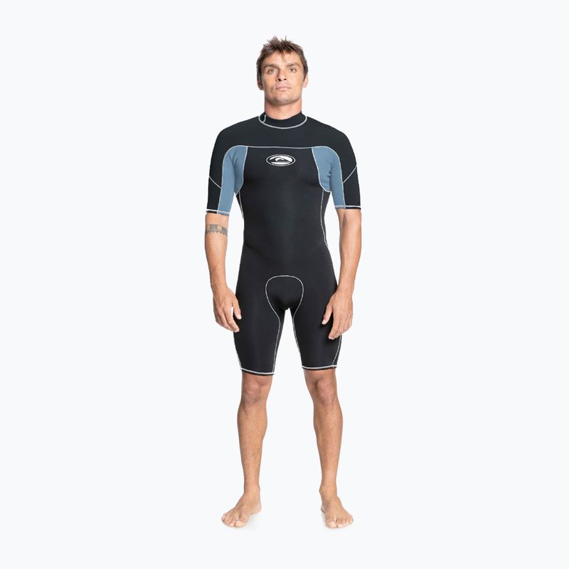 Quiksilver Herren 2/2 Capsule Saturn SS SP schwarz/provincial blau Neoprenanzug 7