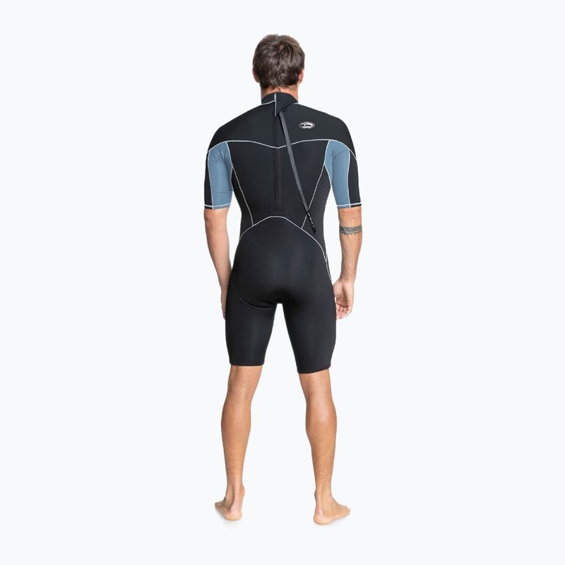 Quiksilver Herren 2/2 Capsule Saturn SS SP schwarz/provincial blau Neoprenanzug 8