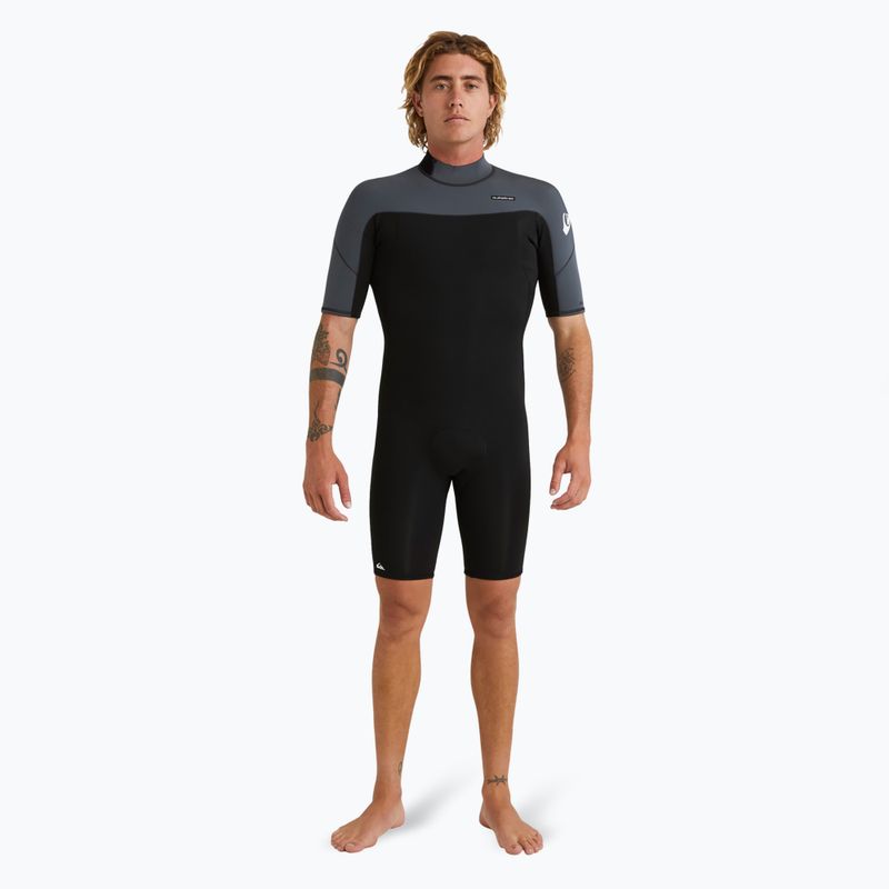Quiksilver Herren 2/2 Everyday Sessions SS SP BZ schwarz/Gun Metal Neoprenanzug