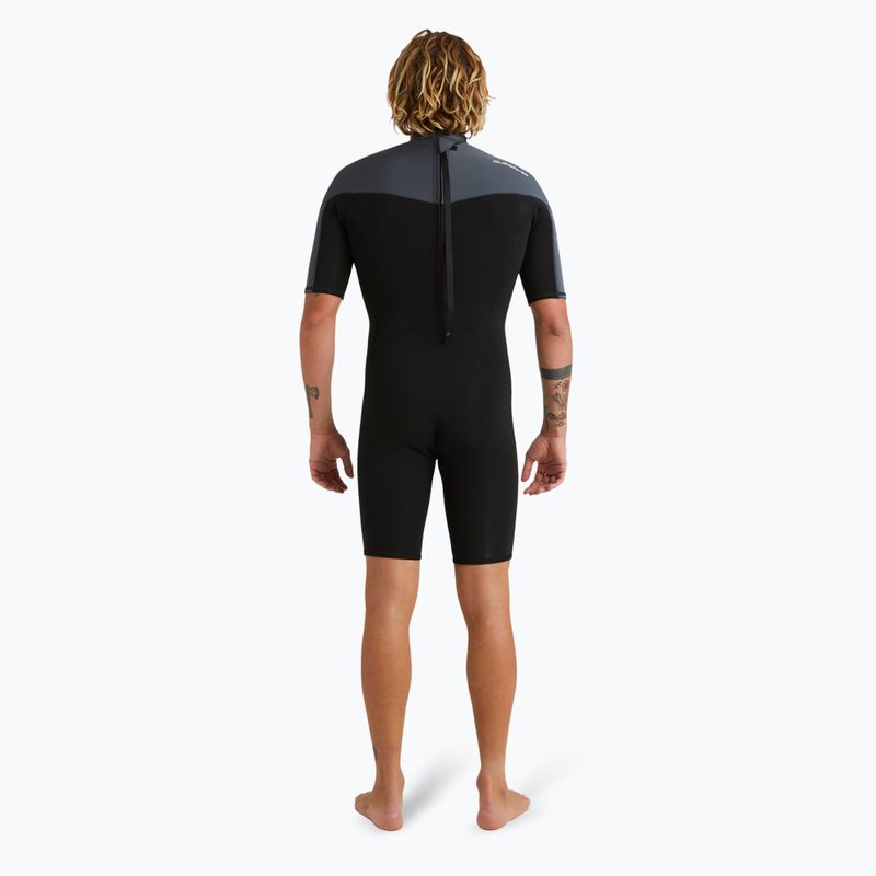Quiksilver Herren 2/2 Everyday Sessions SS SP BZ schwarz/Gun Metal Neoprenanzug 2