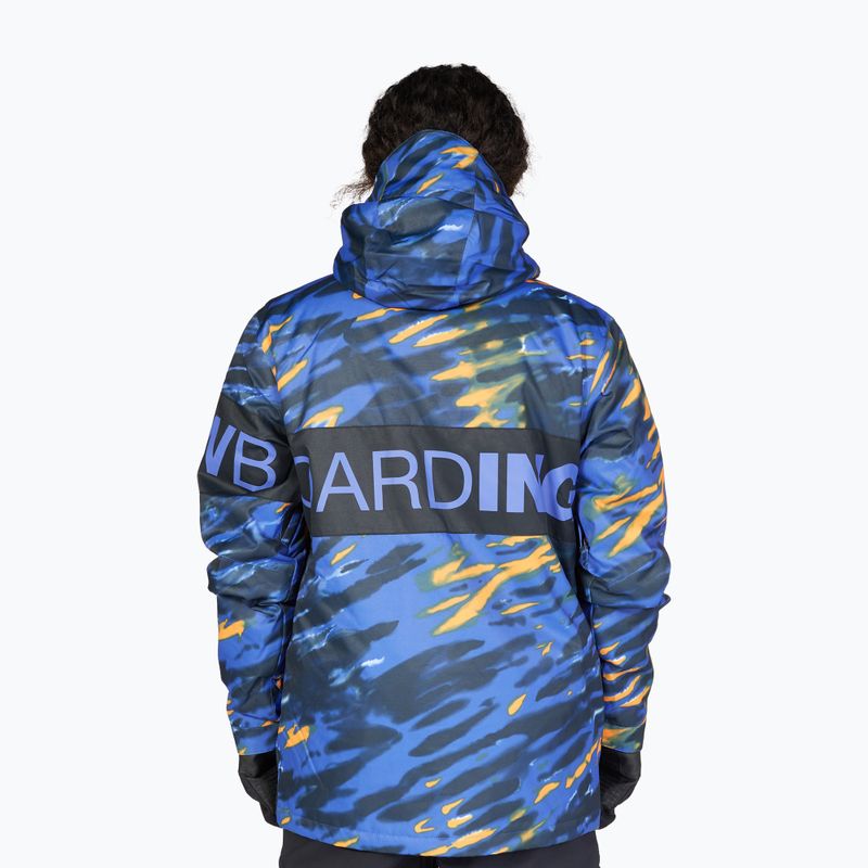 Snowboardjacke für Männer DC Propaganda angled tie dye royal blue 3