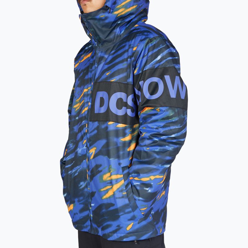 Snowboardjacke für Männer DC Propaganda angled tie dye royal blue 5