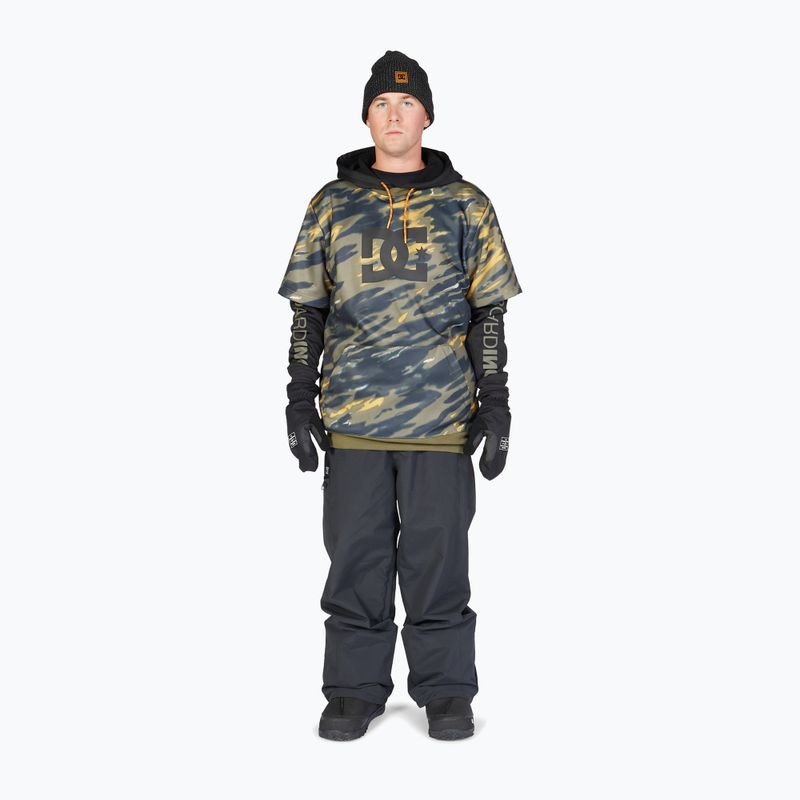Snowboard-Sweatshirt für Männer DC Dryden angled tie dye ivy green 2