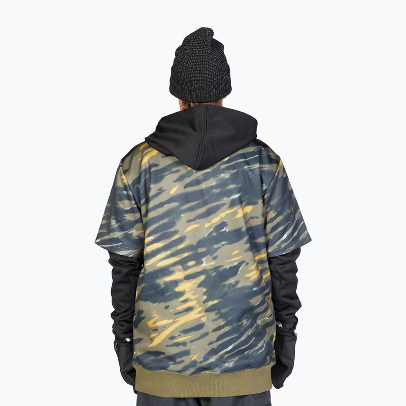 Snowboard-Sweatshirt für Männer DC Dryden angled tie dye ivy green 3
