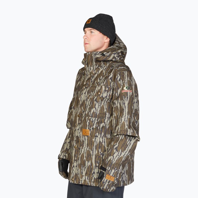 Snowboardjacke für Männer DC Servo mossy oak original bottomland 3