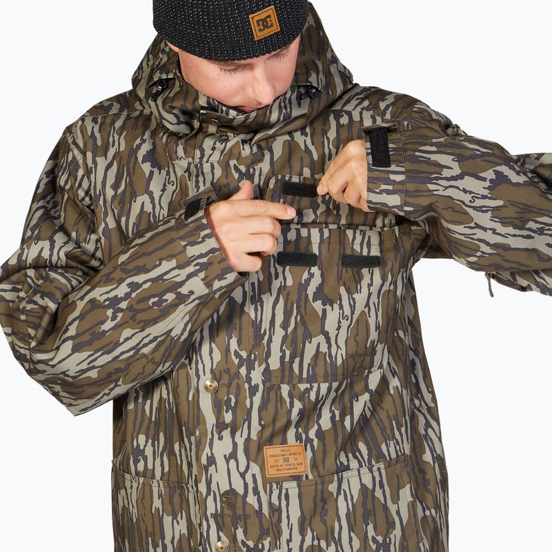 Snowboardjacke für Männer DC Servo mossy oak original bottomland 4
