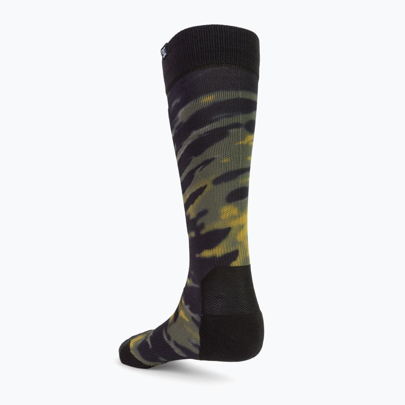 Snowboard-Socken für Männer DC Sanctioned angled tie dye ivy green 2