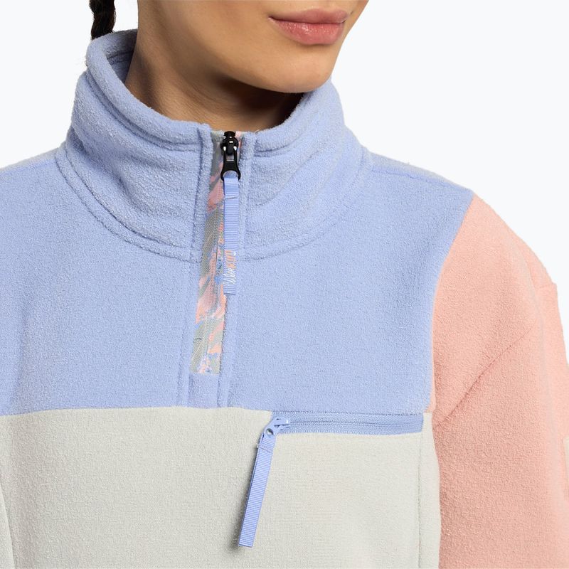 Snowboard-Sweatshirt für Frauen ROXY Chloe Kim Layer 2021 heather grey 6