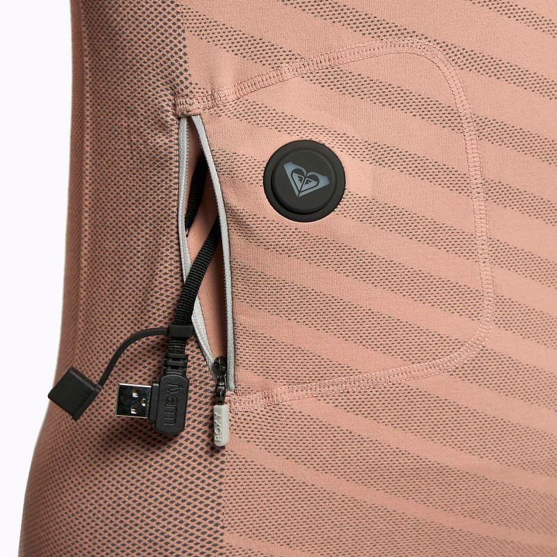 Damen Thermoaktiv-Funktionsshirt ROXY Base Layer Top Warmlink gray violet 7