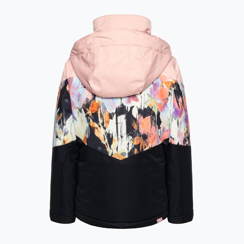 Snowboardjacke für Kinder ROXY Whist 2021 true black tenderness 2