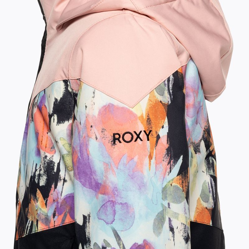 Snowboardjacke für Kinder ROXY Whist 2021 true black tenderness 3