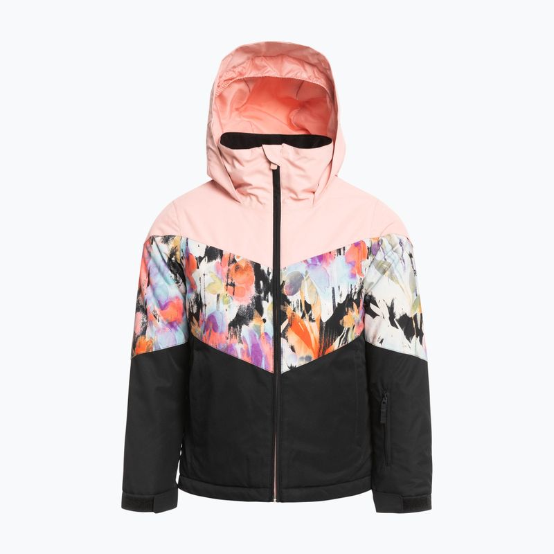 Snowboardjacke für Kinder ROXY Whist 2021 true black tenderness 5