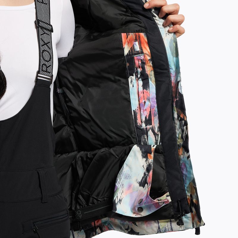 Snowboardjacke für Frauen ROXY Jet Ski 2021 true black tenderness 11