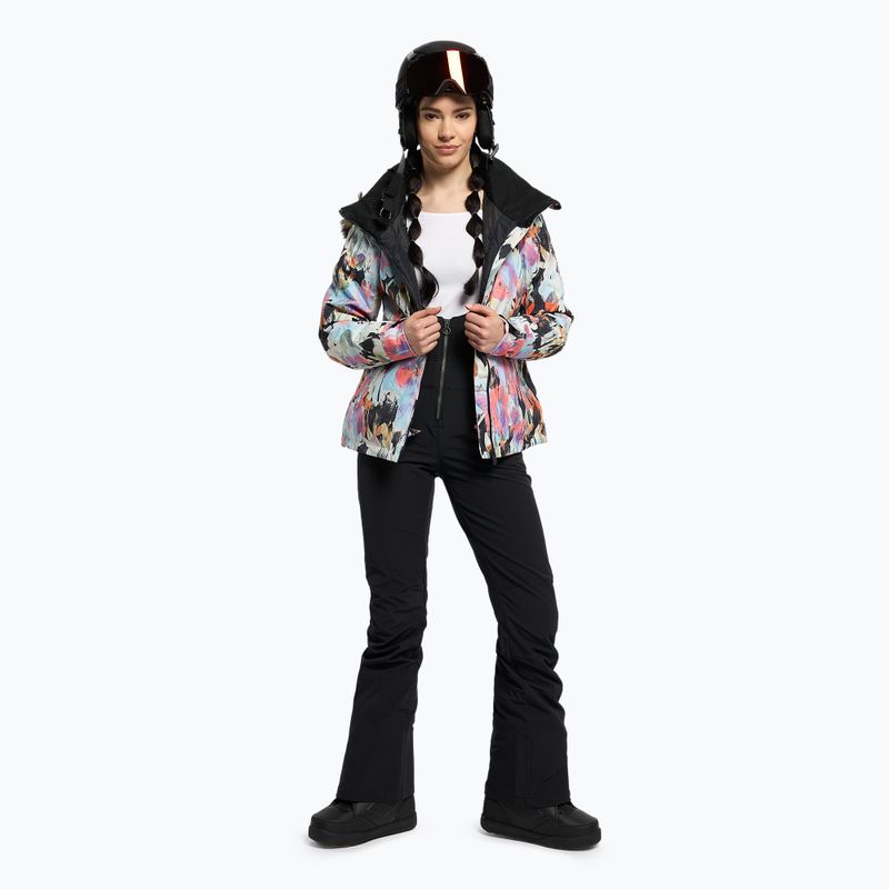 Snowboardjacke für Frauen ROXY Jet Ski 2021 true black tenderness 2