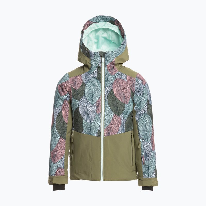 Snowboardjacke für Kinder ROXY Silverwinter 2021 fair aqua la palmeraie rg 6