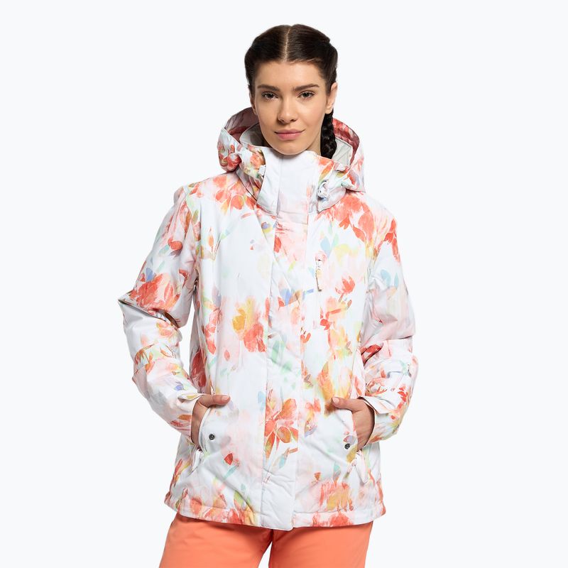 Snowboardjacke für Frauen ROXY Jetty 2021 bright white tenderness