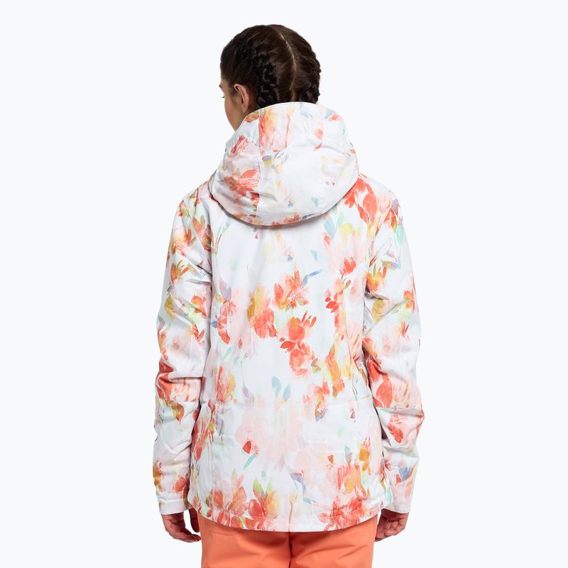 Snowboardjacke für Frauen ROXY Jetty 2021 bright white tenderness 4