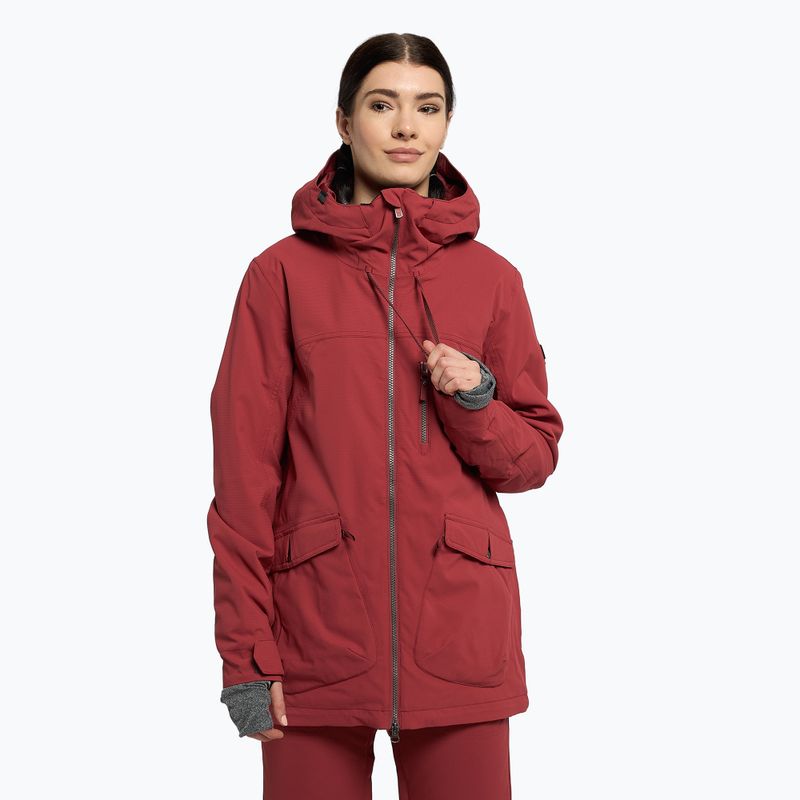 Snowboardjacke für Frauen ROXY Stated Warmlink 2021 brick red