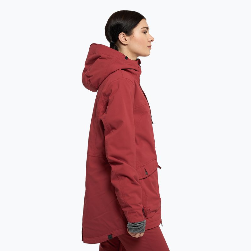 Snowboardjacke für Frauen ROXY Stated Warmlink 2021 brick red 3
