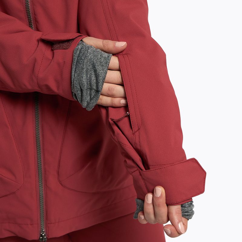 Snowboardjacke für Frauen ROXY Stated Warmlink 2021 brick red 8