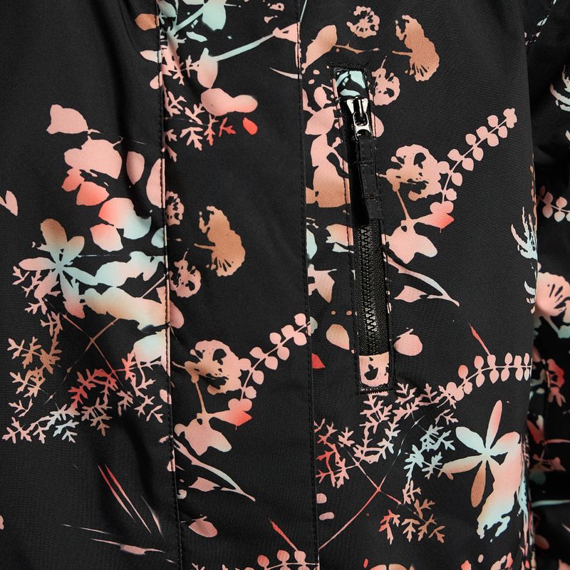 Snowboardjacke für Frauen ROXY Jetty 2021 true black tropical cyanotype 7