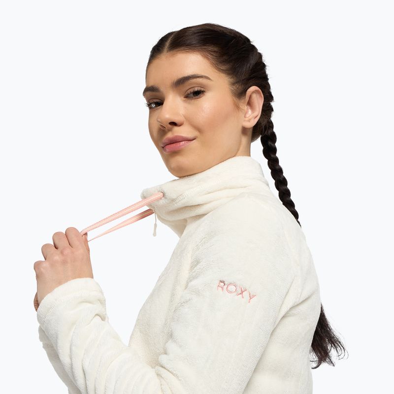 Snowboard-Sweatshirt für Frauen ROXY Tundra Fleece 2021 egret 5