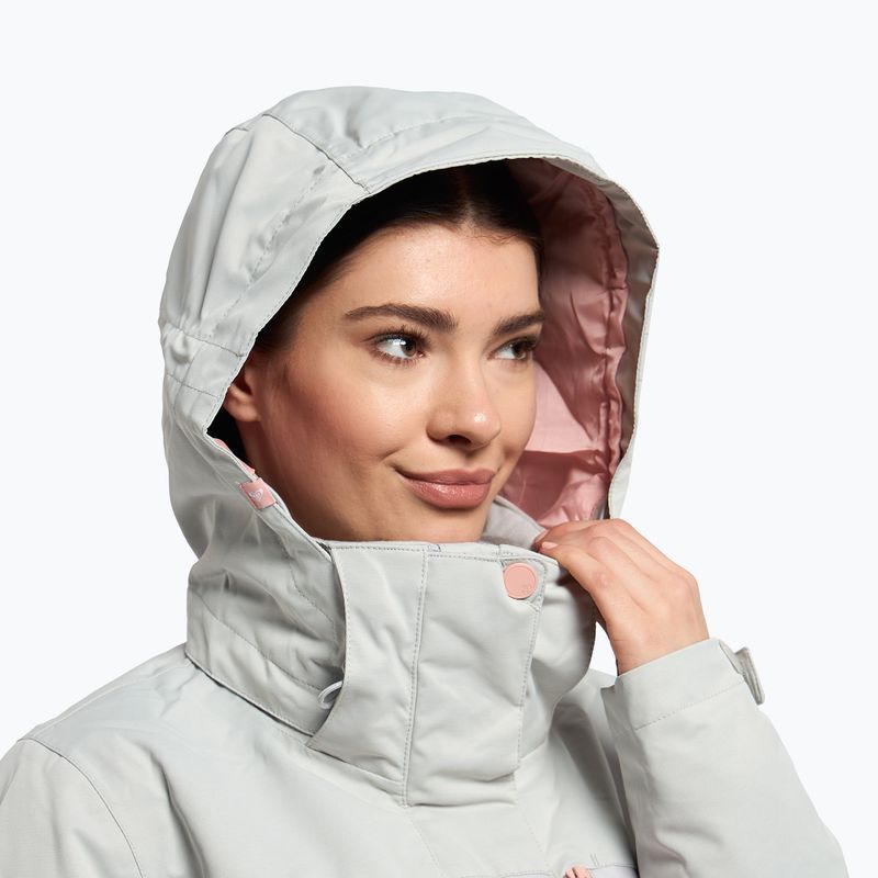 Snowboardjacke für Frauen ROXY Jetty Block 2021 gray violet marble 5
