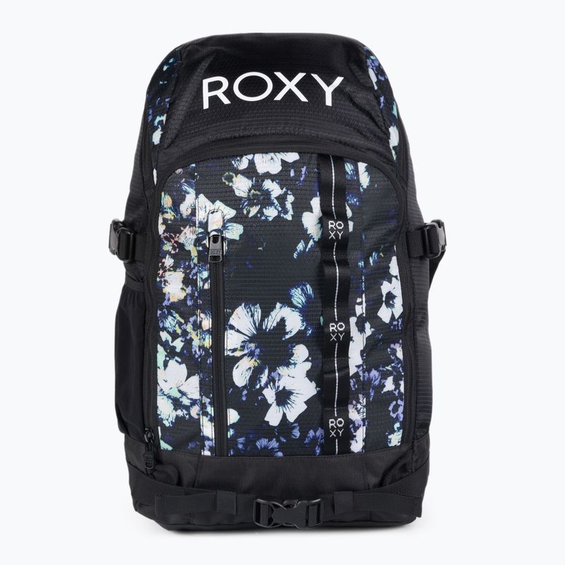 Snowboard-Rucksack für Frauen ROXY Tribute 2021 true black black flowers