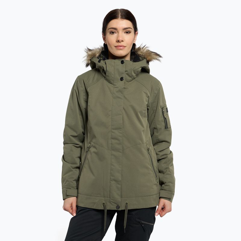 Snowboardjacke für Frauen ROXY Meade 2021 deep lichen green