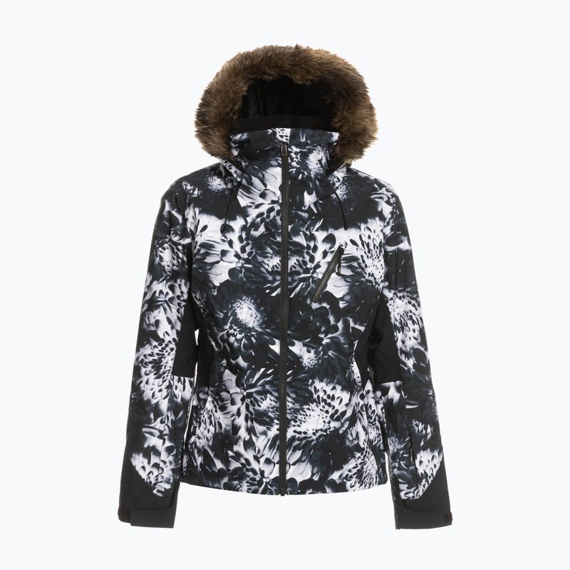 Snowboardjacke für Frauen ROXY Jet Ski Premium 2021 true black future flower 13