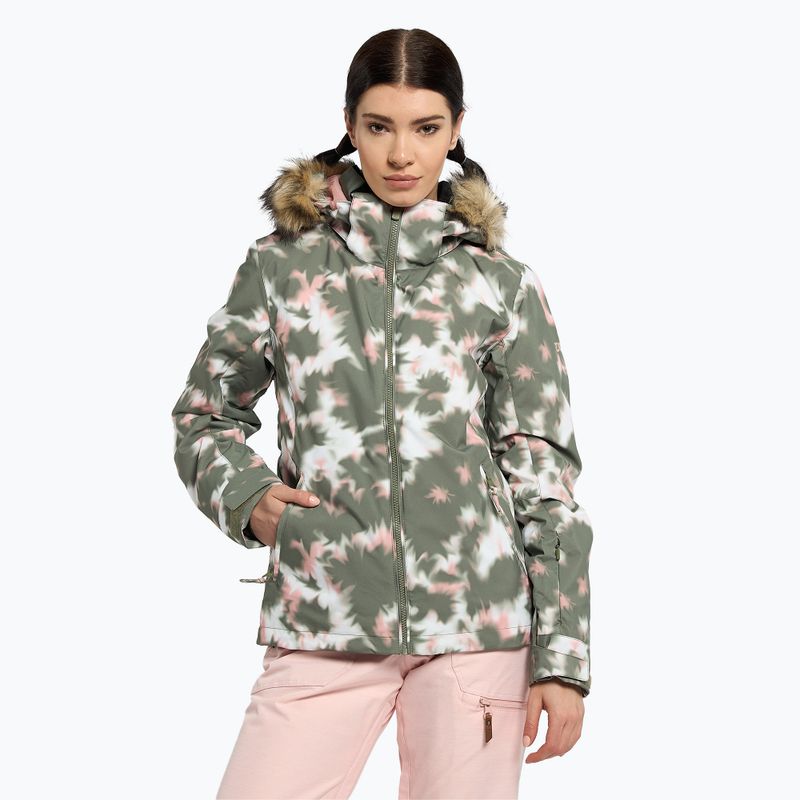 Snowboardjacke für Frauen ROXY Jet Ski 2021 deep lichen green nimal