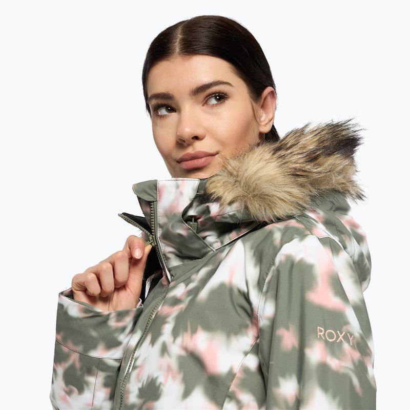 Snowboardjacke für Frauen ROXY Jet Ski 2021 deep lichen green nimal 7