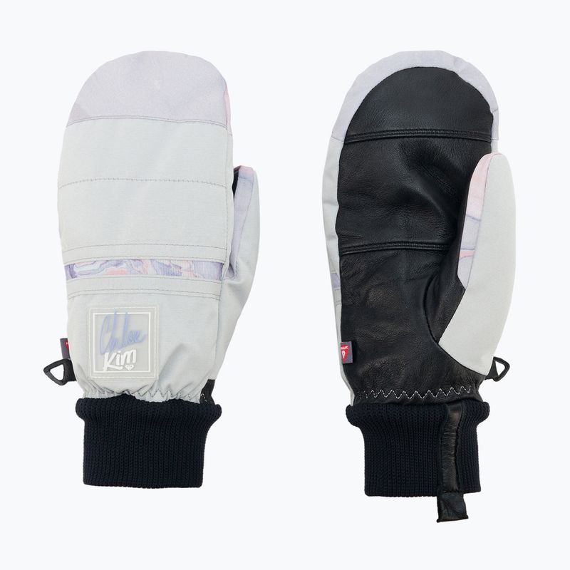Snowboard-Handschuhe für Frauen ROXY Chloe Kim 2021 gray violet marble