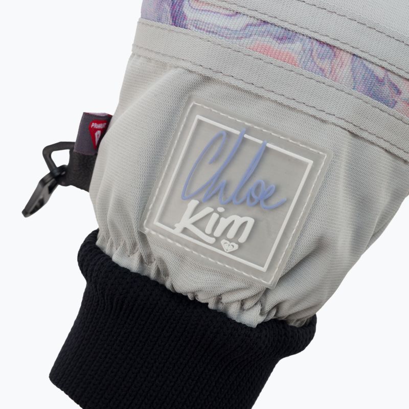 Snowboard-Handschuhe für Frauen ROXY Chloe Kim 2021 gray violet marble 4