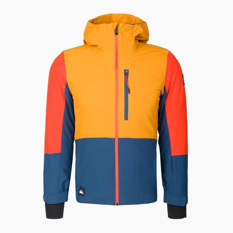 Snowboardjacke Kinder Quiksilver Kai Jones Ambition orange-dunkelblau EQBTJ3169