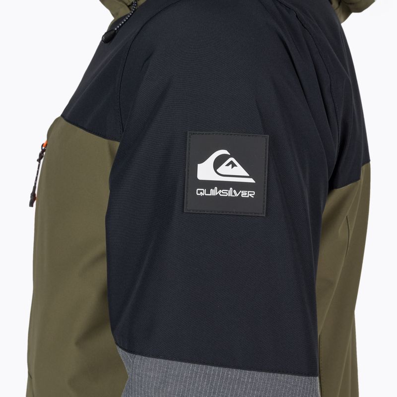 Snowboardjacke Herren Quiksilver Mission Plus schwarz-grün EQYTJ3371 4