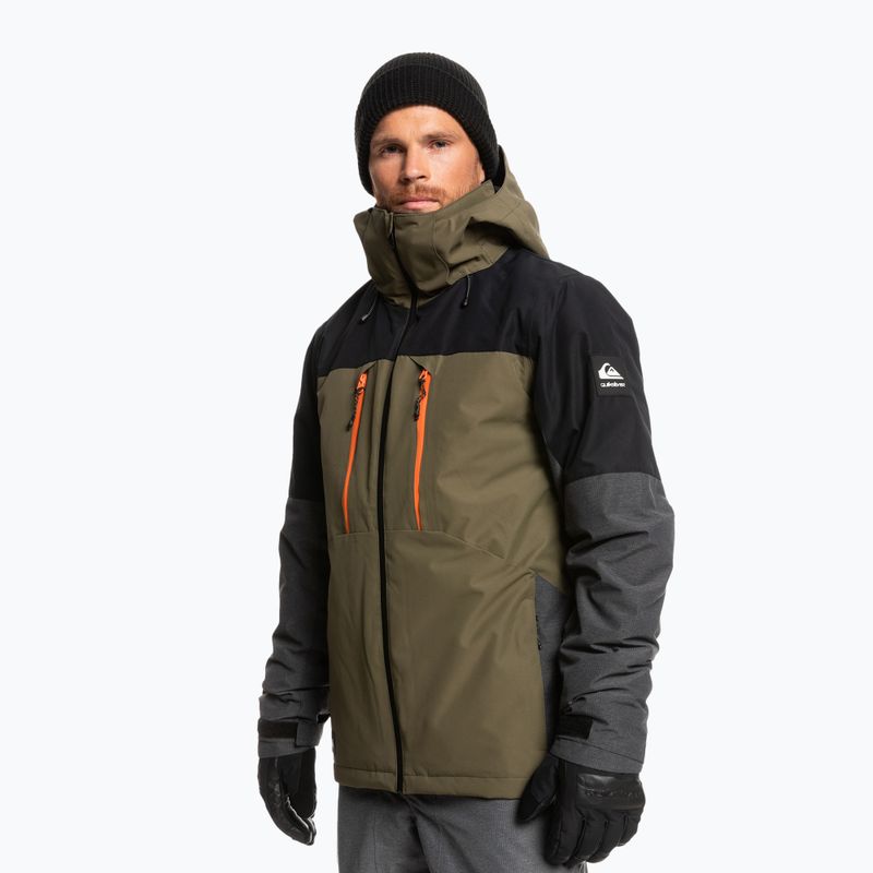 Snowboardjacke Herren Quiksilver Mission Plus schwarz-grün EQYTJ3371 7