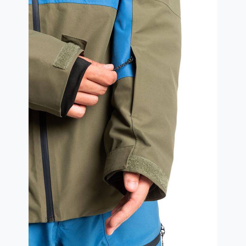 Snowboardjacke Herren Quiksilver Muldrow grün EQYTJ3376 8