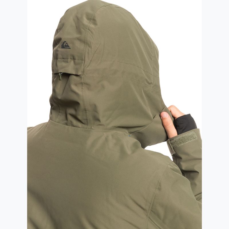 Snowboardjacke Herren Quiksilver Muldrow grün EQYTJ3376 11