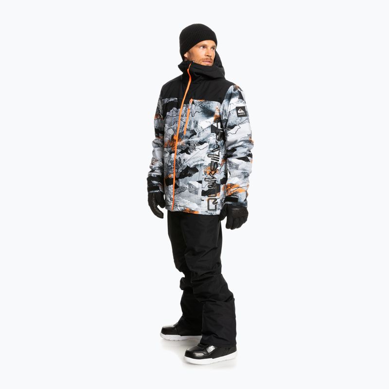 Snowboardjacke Herren Quiksilver Morton schwarz-weiß EQYTJ3375 2
