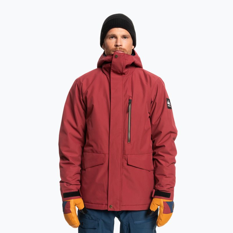 Snowboardjacke Herren Quiksilver Mission Solid rot EQYTJ3266 6