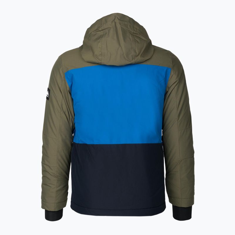 Snowboardjacke Kinder Quiksilver Side Hit grün-blau EQBTJ3158 2
