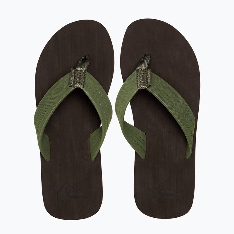Quiksilver Herren Molokai Layback Textured Zehntrenner braun AQYL101266 12
