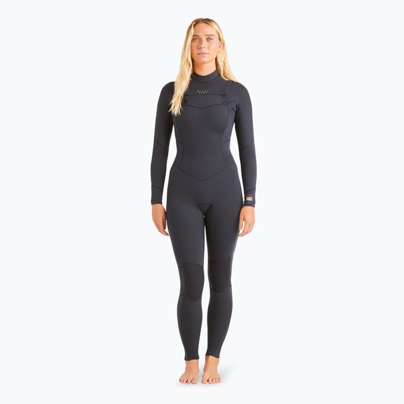 Billabong 4/3mm Salty Dayz Voller schwarzer Schwimmschaum für Frauen
