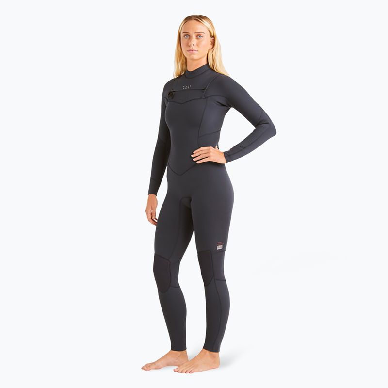 Billabong 4/3mm Salty Dayz Voller schwarzer Schwimmschaum für Frauen 2