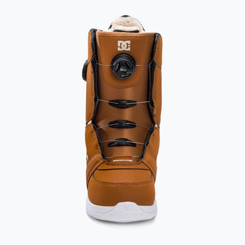 Snowboardschuhe für Frauen DC Lotus choco brown/off white 3