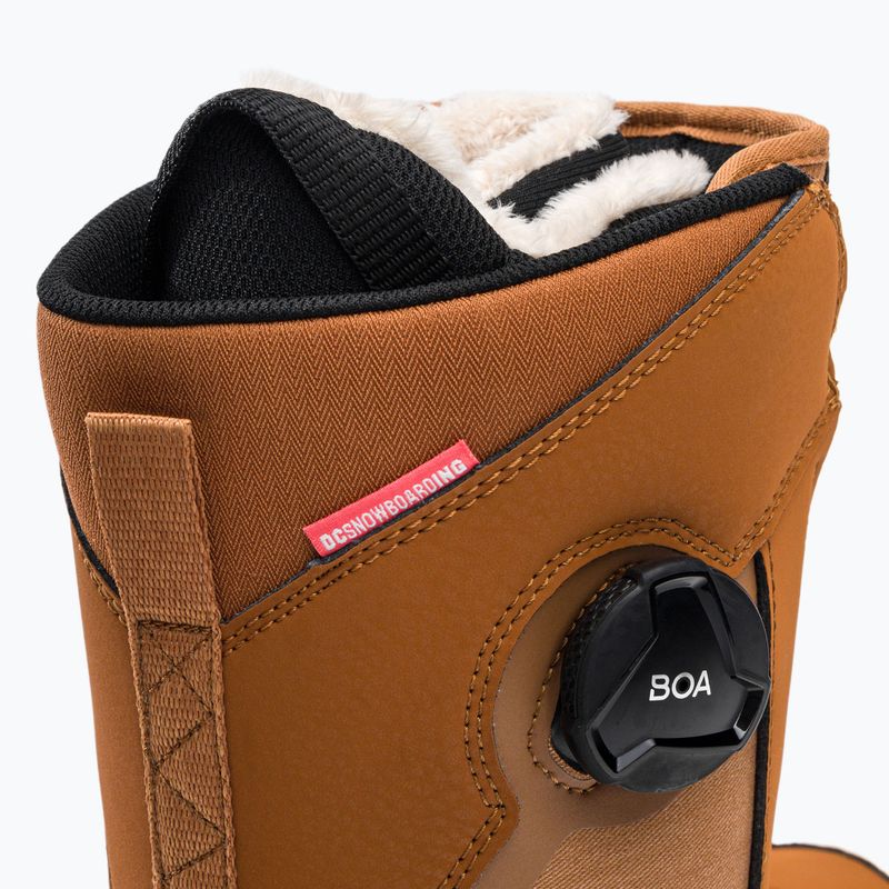 Snowboardschuhe für Frauen DC Lotus choco brown/off white 8