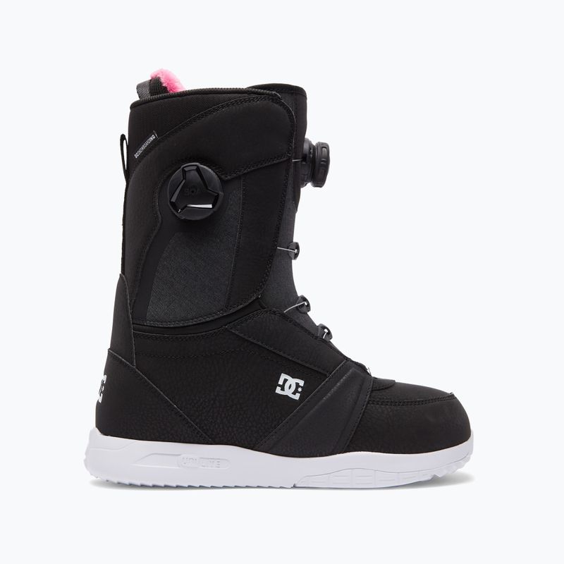 Snowboardschuhe für Frauen DC Lotus black/black/white 11