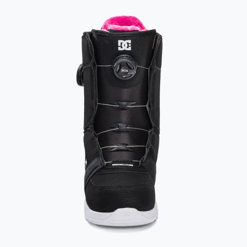 Snowboardschuhe für Frauen DC Lotus black/black/white 3