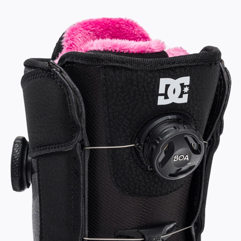Snowboardschuhe für Frauen DC Lotus black/black/white 6